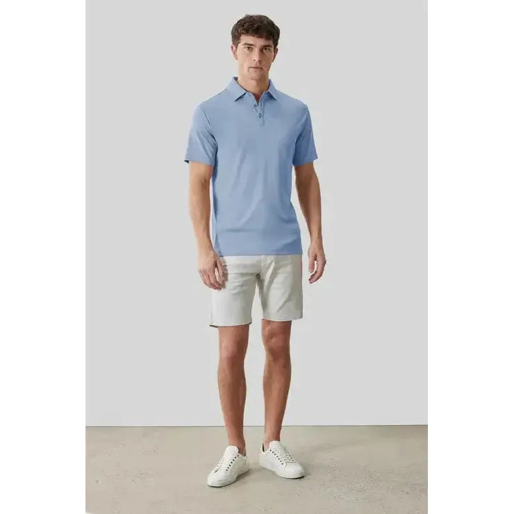 GEORGIA HERRINGBONE POLO-MENS T-SHIRTS & POLO'S-ROBERT BARAKETT-JB Evans Fashions & Footwear