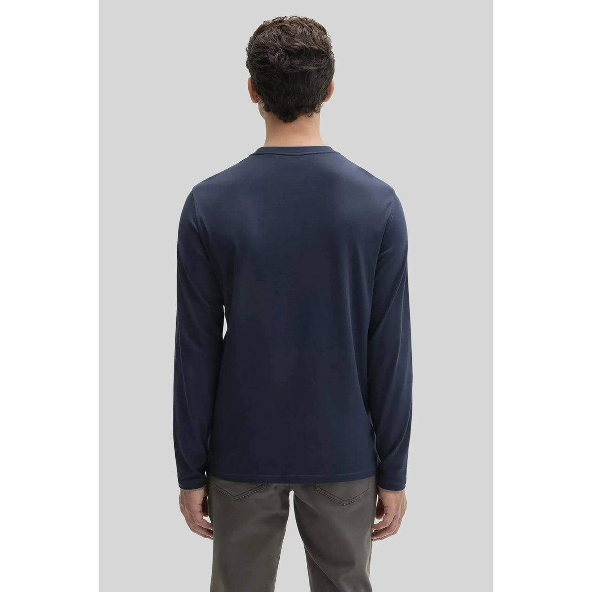 GEORGIA LS CREW DOUBLE NECK-MENS T-SHIRTS & POLO'S-ROBERT BARAKETT-JB Evans Fashions & Footwear
