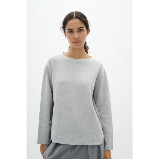 GINCENT MELANGE CREW NECK-LADIES TOPS-INWEAR-JB Evans Fashions & Footwear