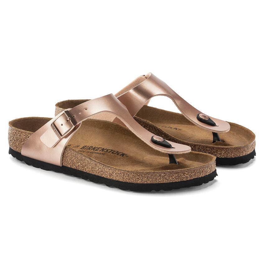 GIZEH BF METALLIC COPPER-SANDALS-BIRKENSTOCK-JB Evans Fashions & Footwear