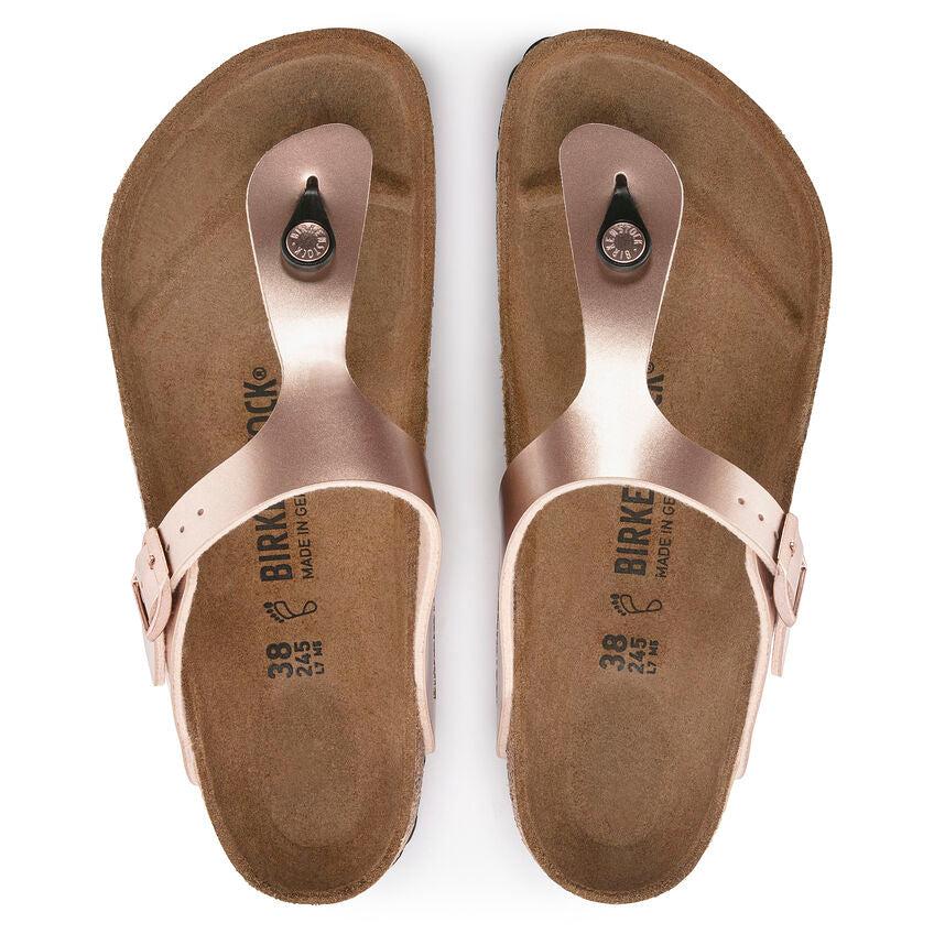 GIZEH BF METALLIC COPPER-SANDALS-BIRKENSTOCK-JB Evans Fashions & Footwear