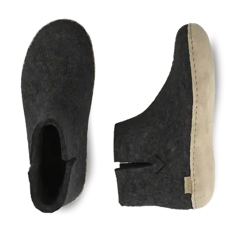 GLERUPS BOOT LEATHER SOLE-UNISEX SLIPPERS-GLERUPS-JB Evans Fashions & Footwear