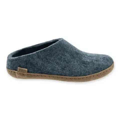 GLERUPS SLIP ON LEATHER SOLE-UNISEX SLIPPERS-GLERUPS-JB Evans Fashions & Footwear