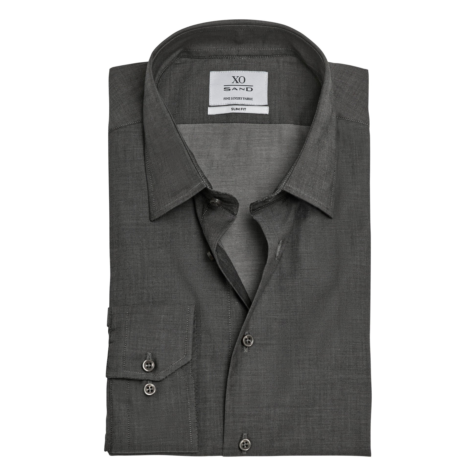 GORDON ROYAL OXFORD-MENS SHIRTS-SAND-JB Evans Fashions & Footwear
