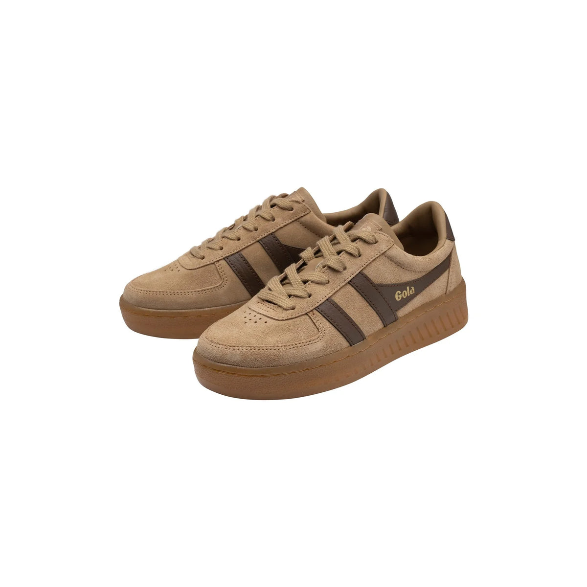 GRANDSLAM SUEDE TRAINER-LADIES SNEAKERS-GOLA-JB Evans Fashions & Footwear