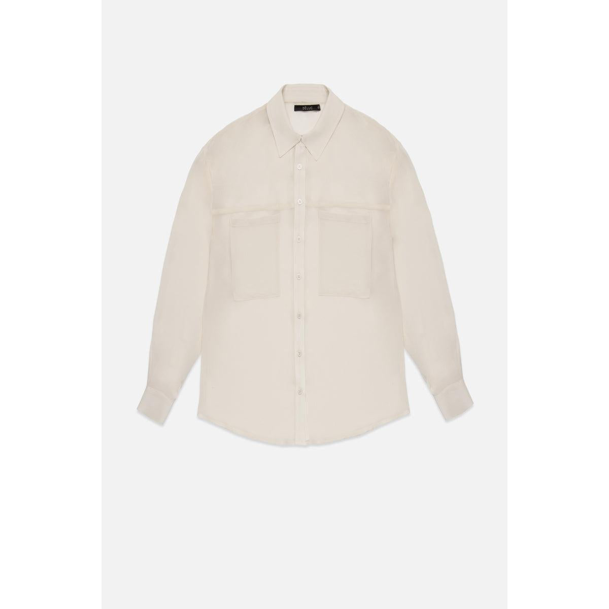 GRAYSON SHEER SHIRT-LADIES TOPS-DELUC-JB Evans Fashions & Footwear