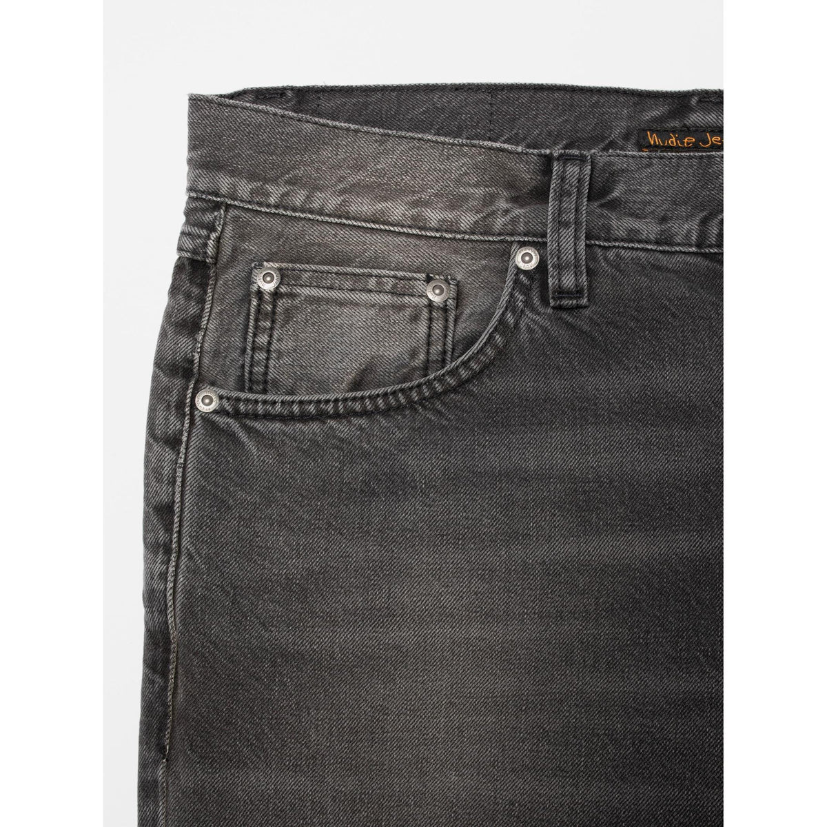 GRITTY JACKSON GREY LAKE-MENS DENIM-NUDIE JEANS CO-JB Evans Fashions & Footwear