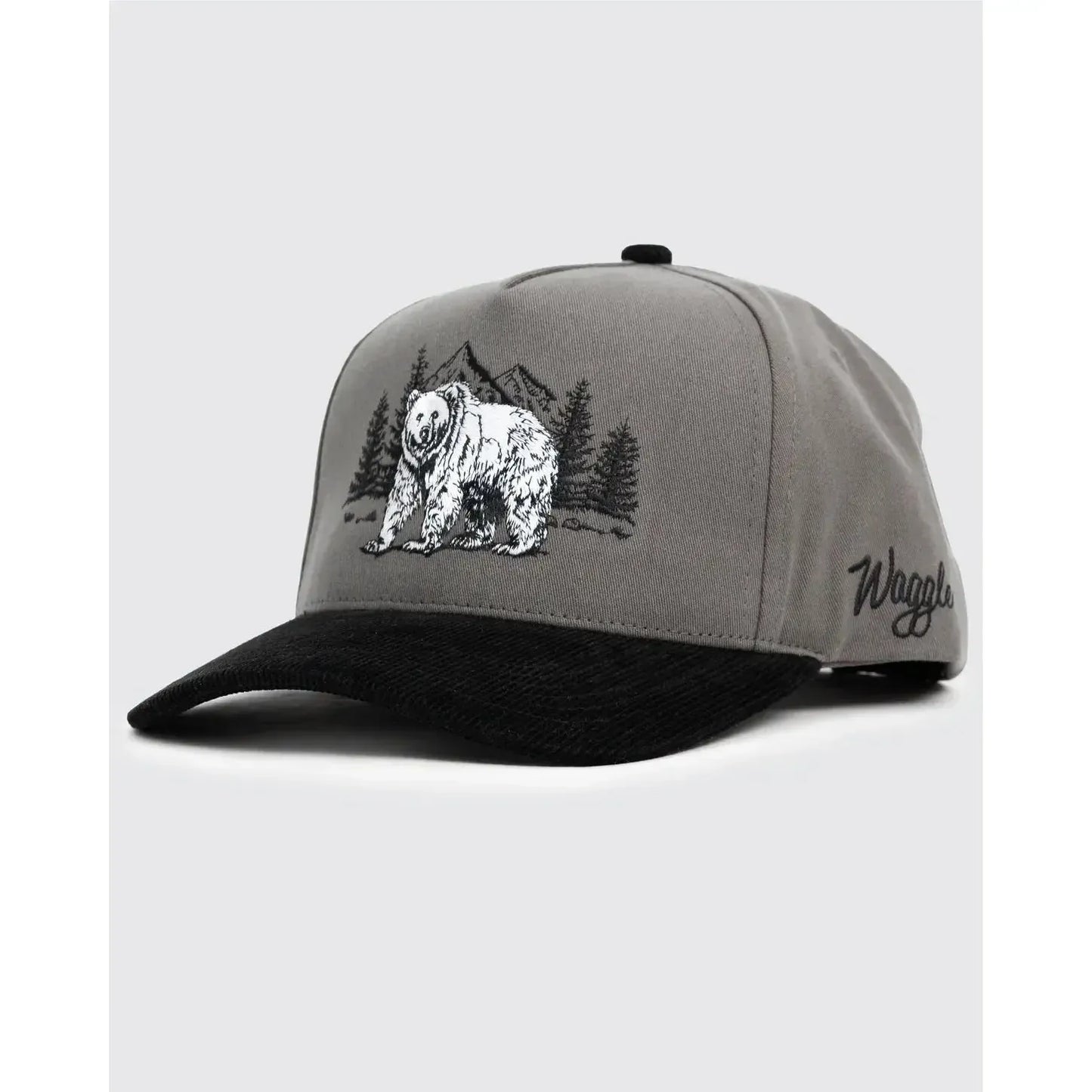 GRIZZ CORDUROY HAT-MENS HATS-WAGGLE-JB Evans Fashions & Footwear