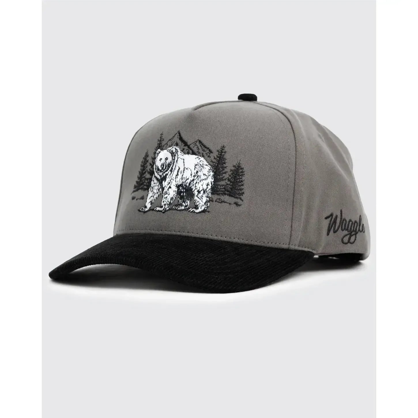 GRIZZ CORDUROY HAT-MENS HATS-WAGGLE-JB Evans Fashions & Footwear
