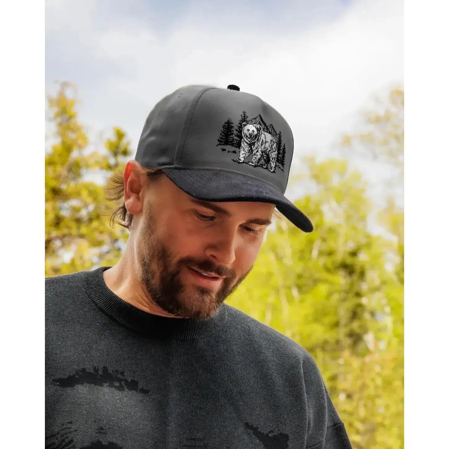 GRIZZ CORDUROY HAT-MENS HATS-WAGGLE-JB Evans Fashions & Footwear