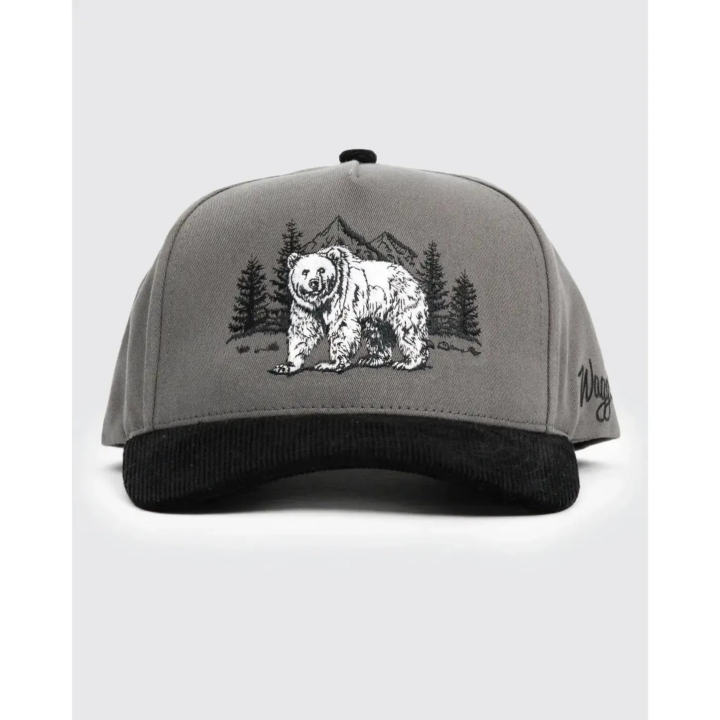 GRIZZ CORDUROY HAT-MENS HATS-WAGGLE-JB Evans Fashions & Footwear