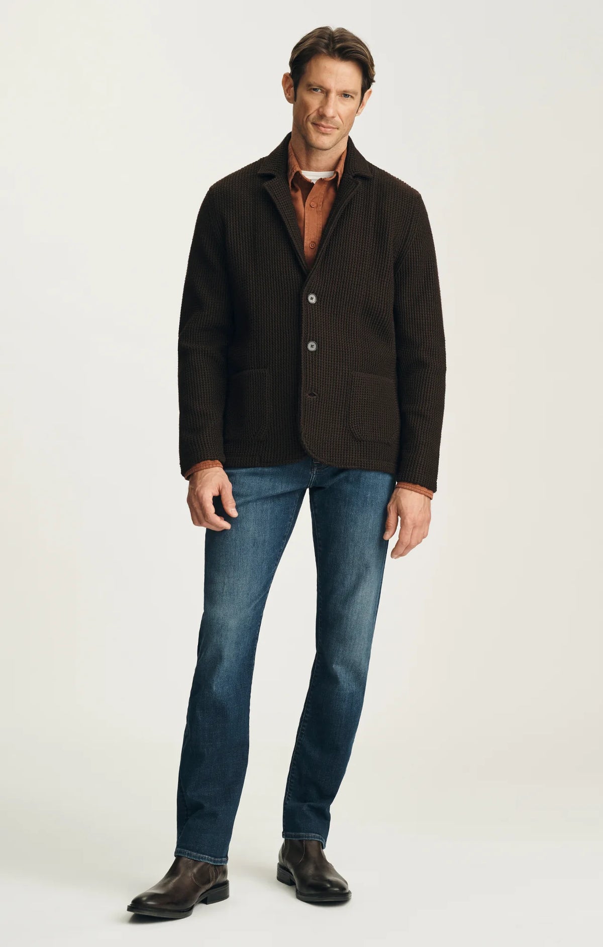BIRCH SWEATER BLAZER BROWN