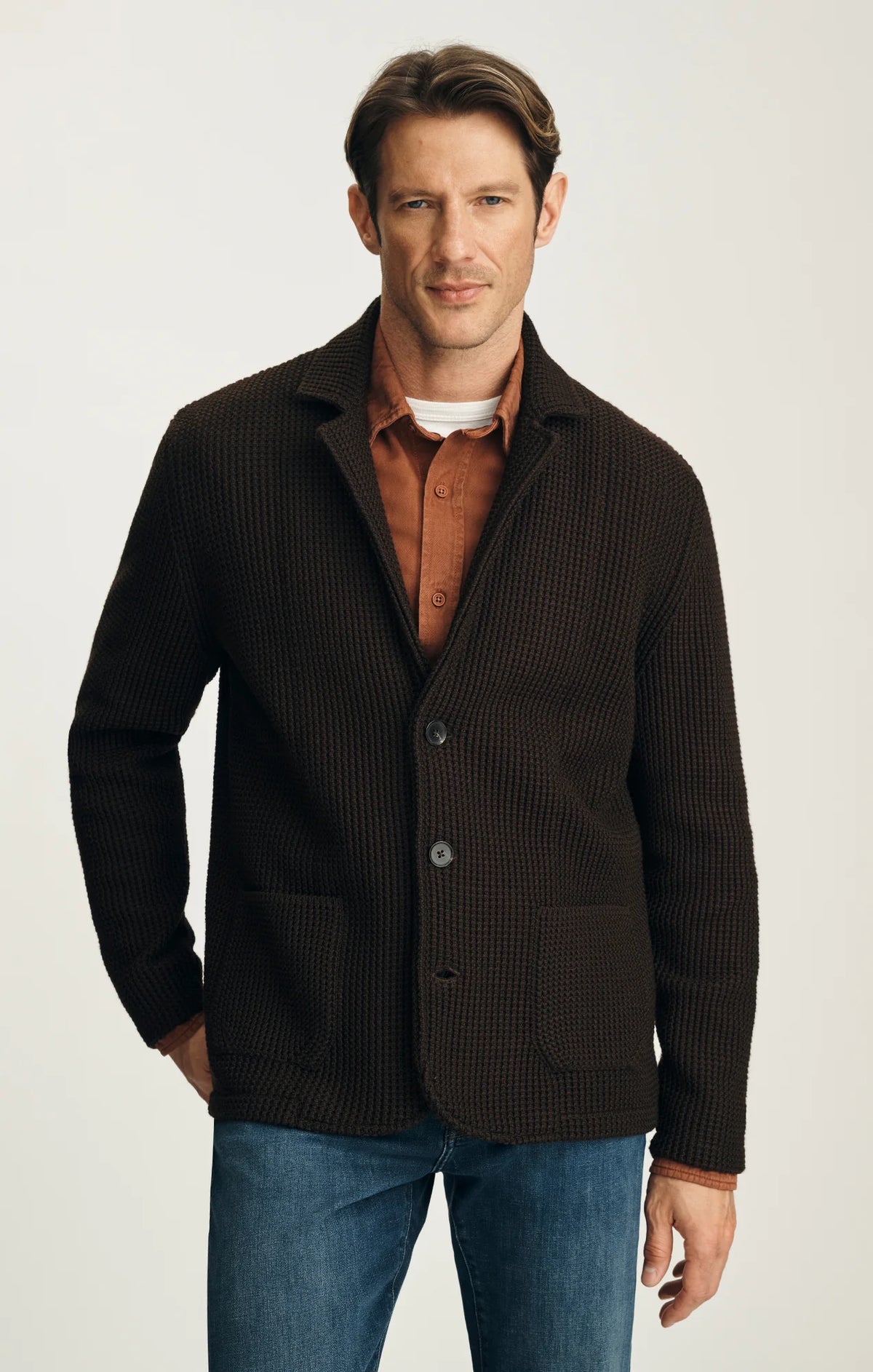 BIRCH SWEATER BLAZER BROWN