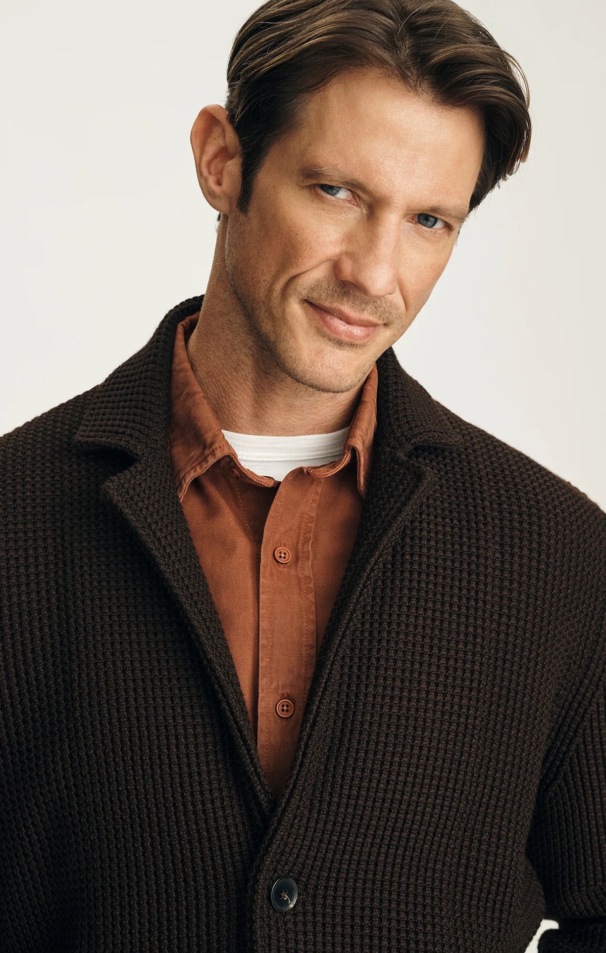 BIRCH SWEATER BLAZER BROWN
