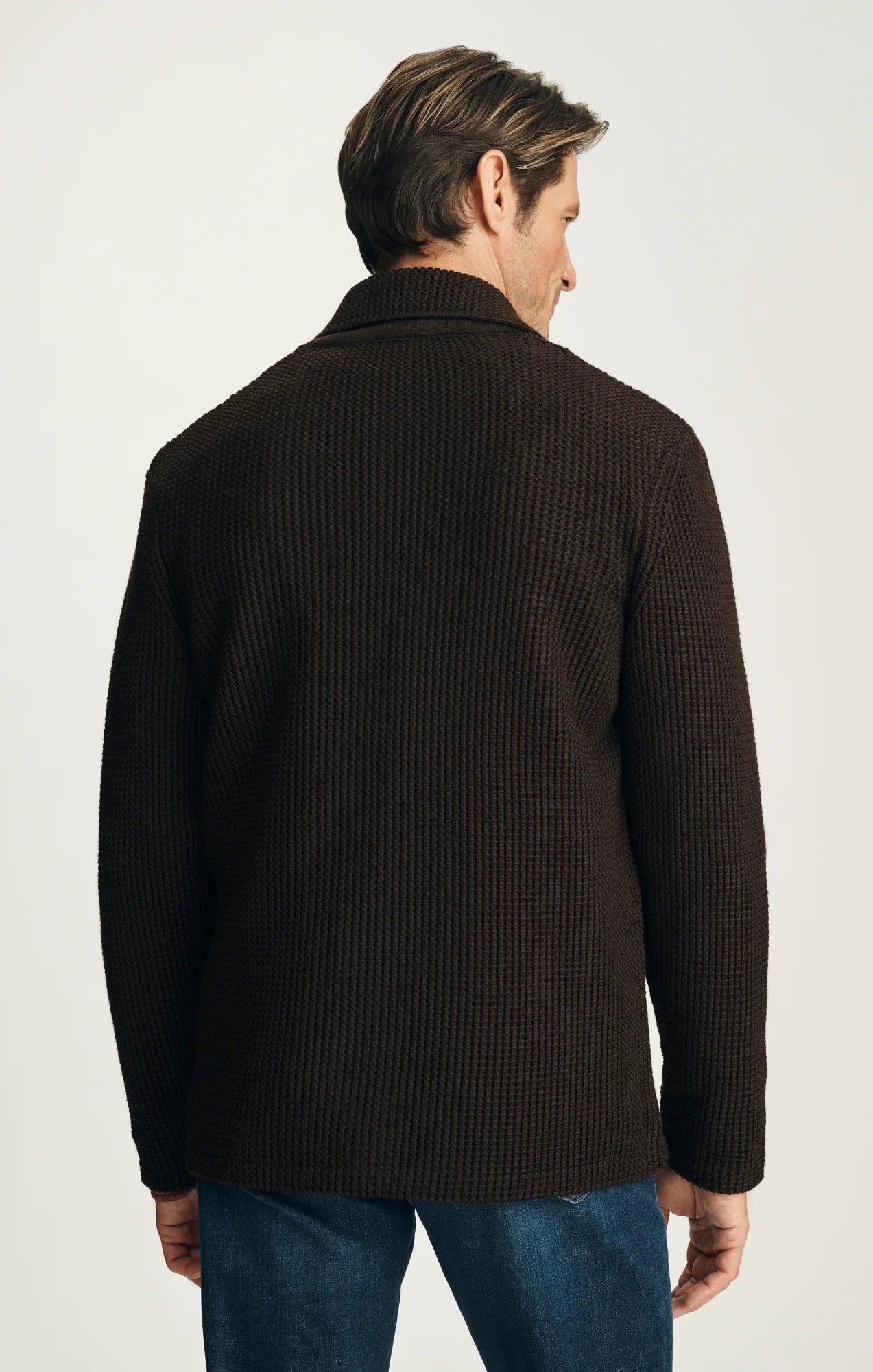 BIRCH SWEATER BLAZER BROWN