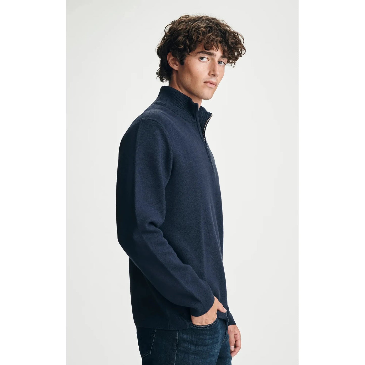 HALF ZIP SWEATER-MENS SWEATERS & KNITS-MAVI-JB Evans Fashions & Footwear