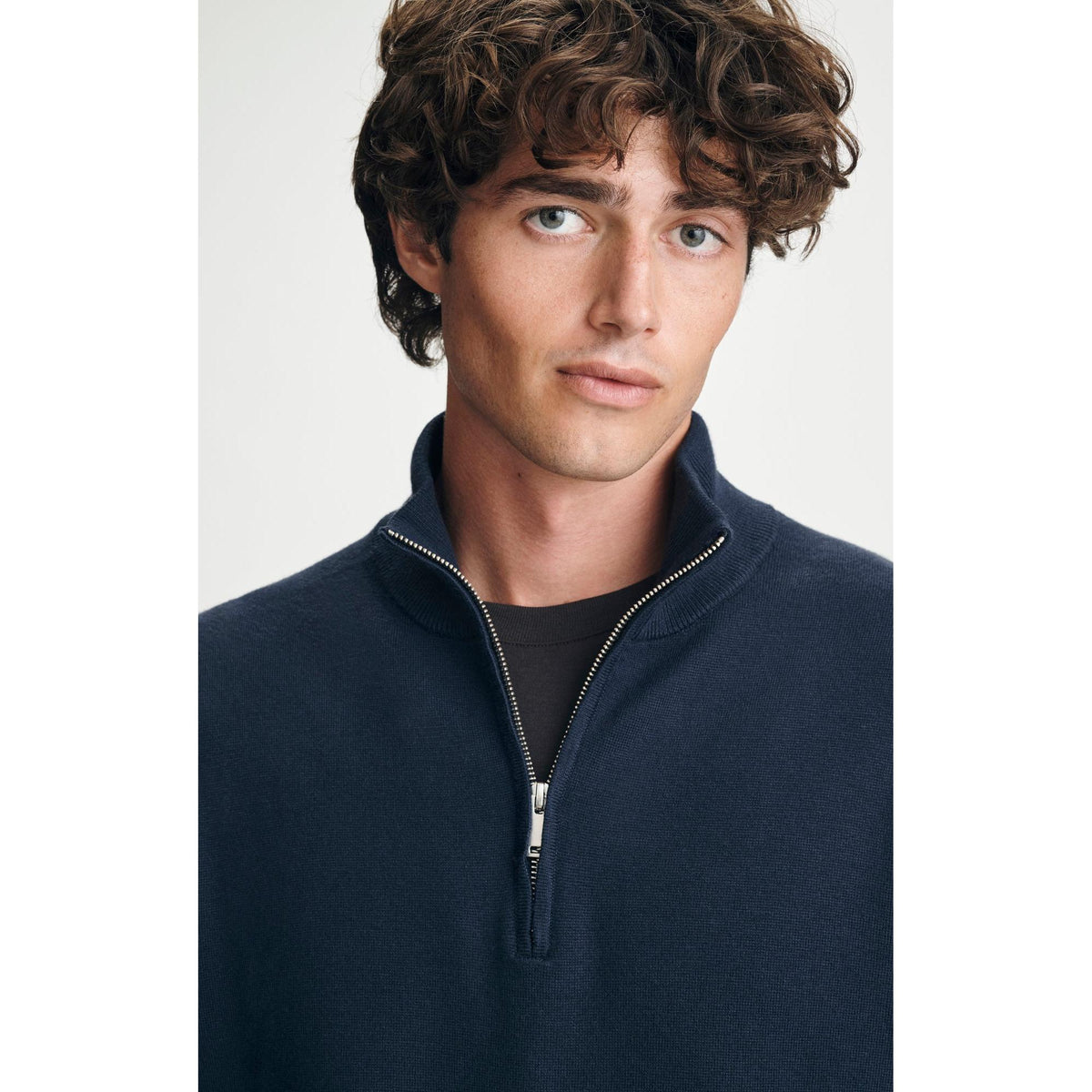 HALF ZIP SWEATER-MENS SWEATERS & KNITS-MAVI-JB Evans Fashions & Footwear