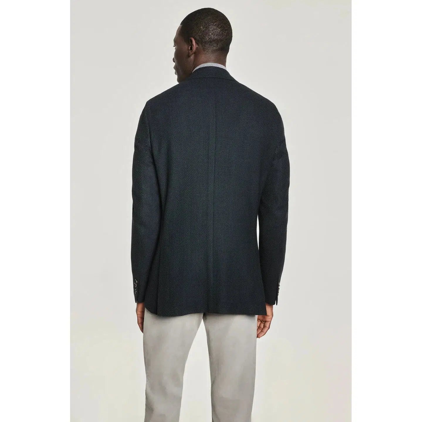 HAMPTON SPJ HERRINGBONE COMFORTWEAR-MENS SPORT JACKETS-JACK VICTOR-JB Evans Fashions & Footwear