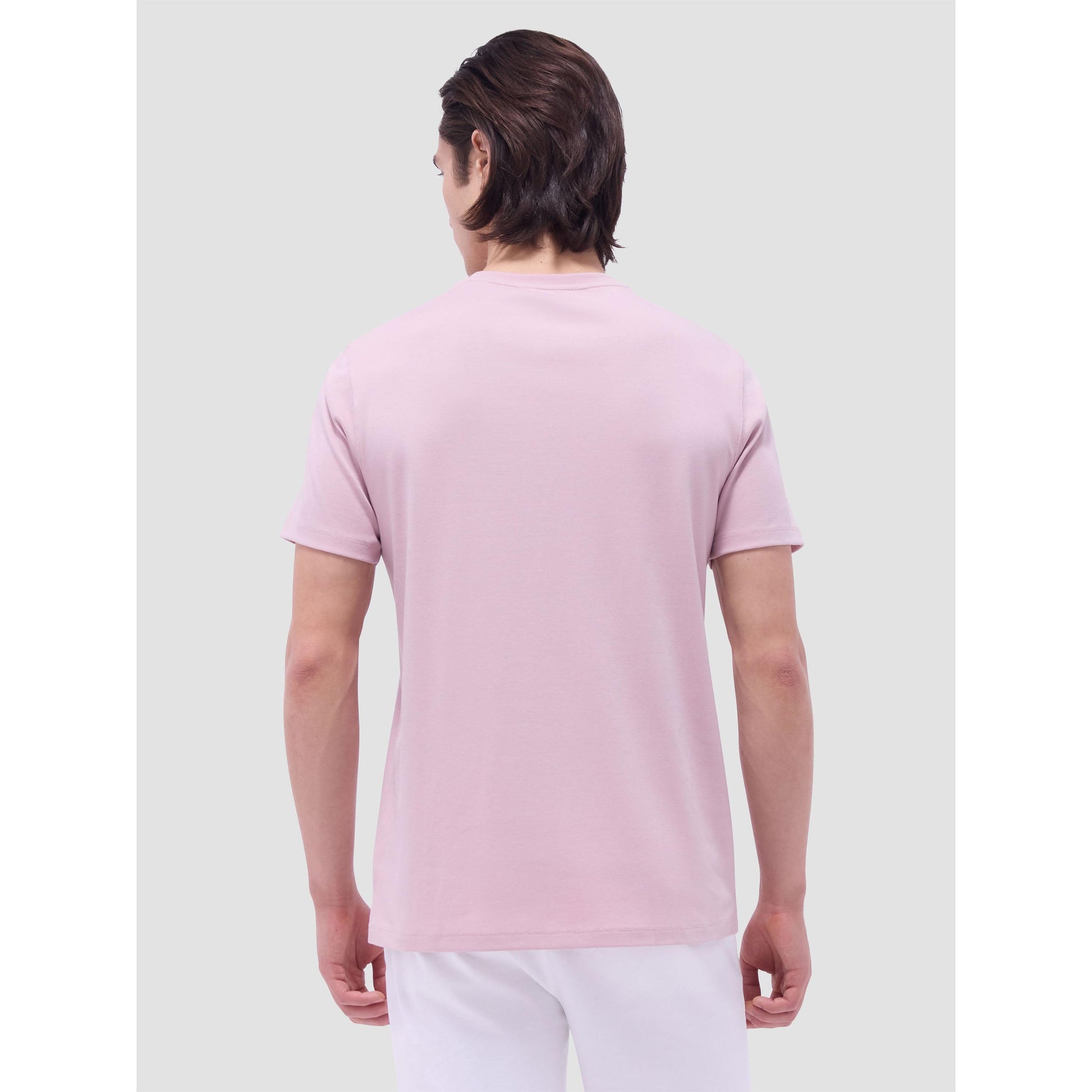HANK PIMA CREW NECK-MENS T-SHIRTS & POLO'S-BUGATCHI-JB Evans Fashions & Footwear