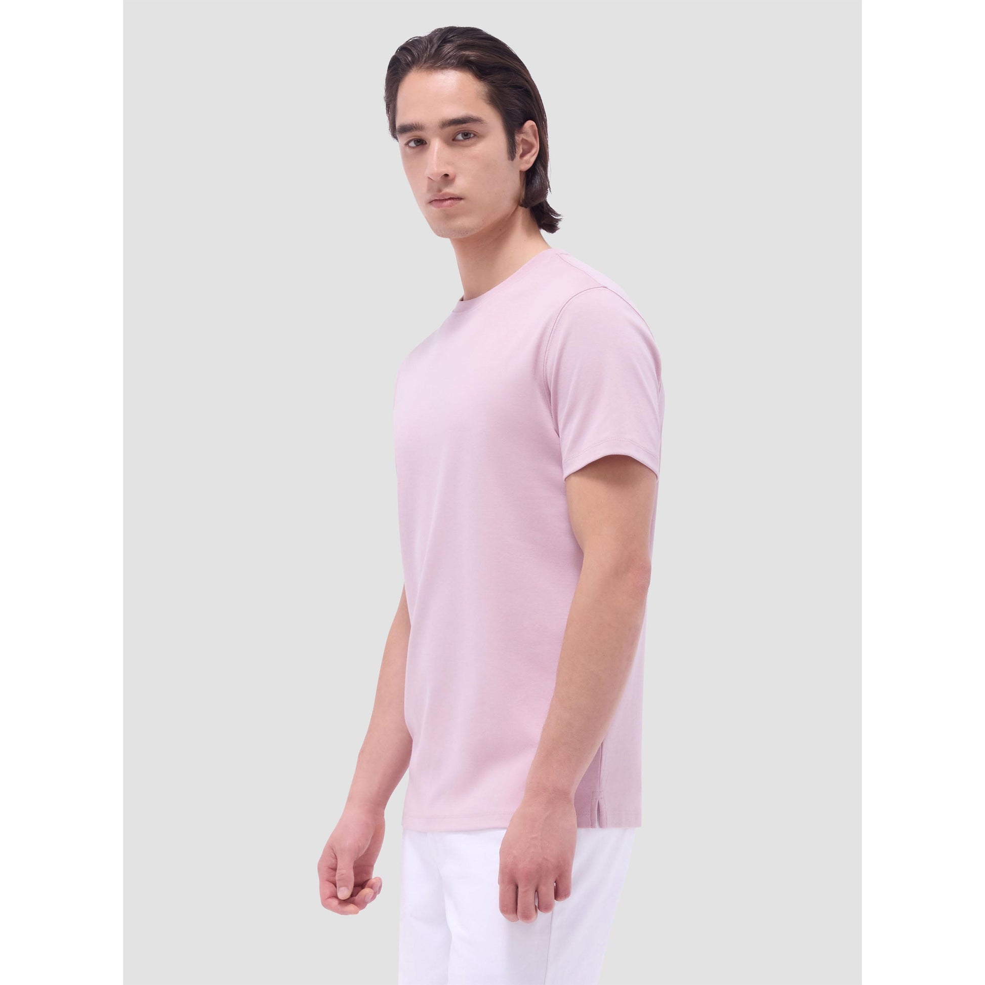 HANK PIMA CREW NECK-MENS T-SHIRTS & POLO'S-BUGATCHI-JB Evans Fashions & Footwear