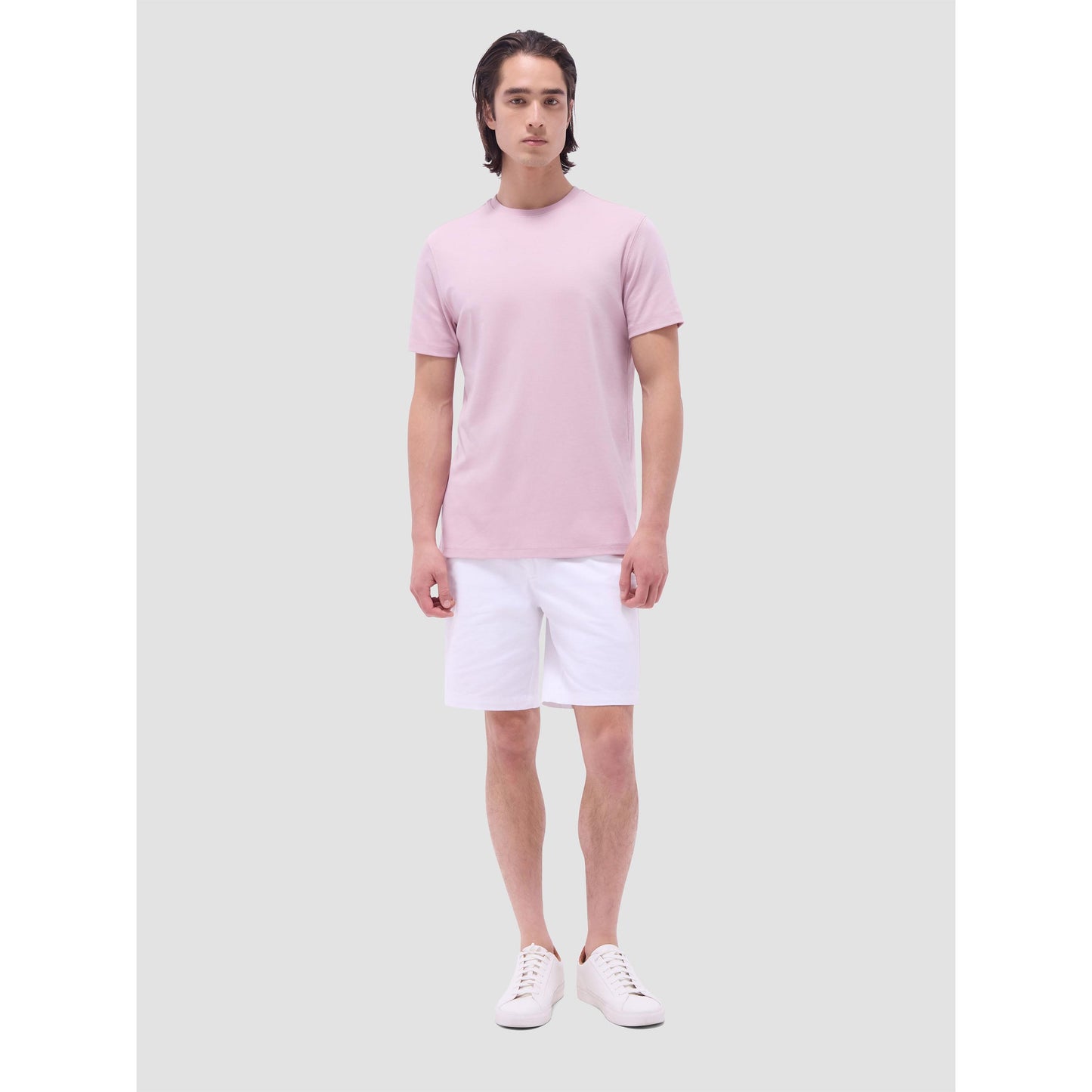 HANK PIMA CREW NECK-MENS T-SHIRTS & POLO'S-BUGATCHI-JB Evans Fashions & Footwear