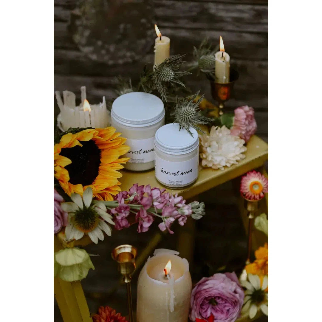 HARVEST MOON 8 OZ CANDLE-HOME-WAXXED CANDLE CO.-JB Evans Fashions & Footwear
