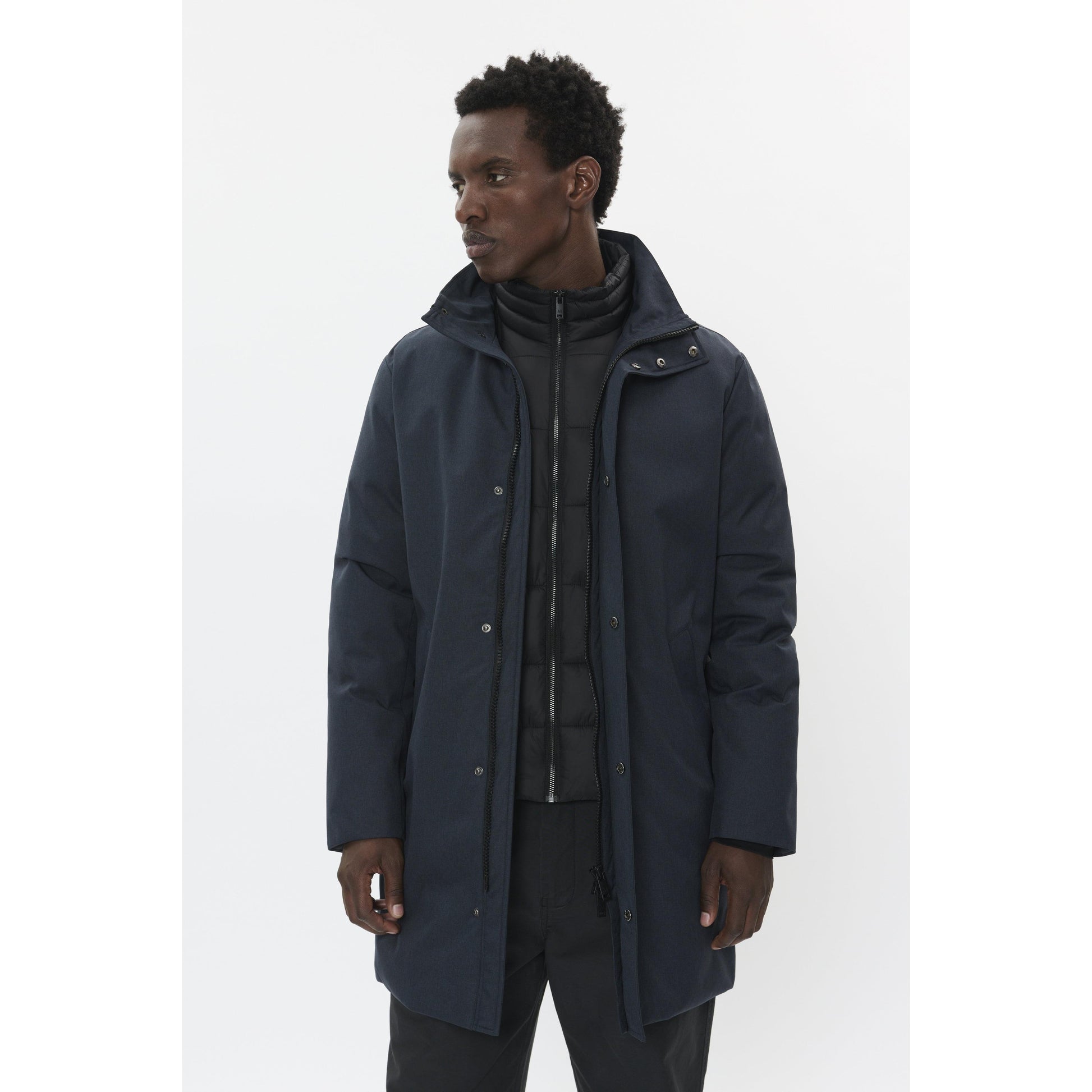 HARVEY L ETHERMALOFT COAT-OVERCOATS-MATINIQUE-JB Evans Fashions & Footwear