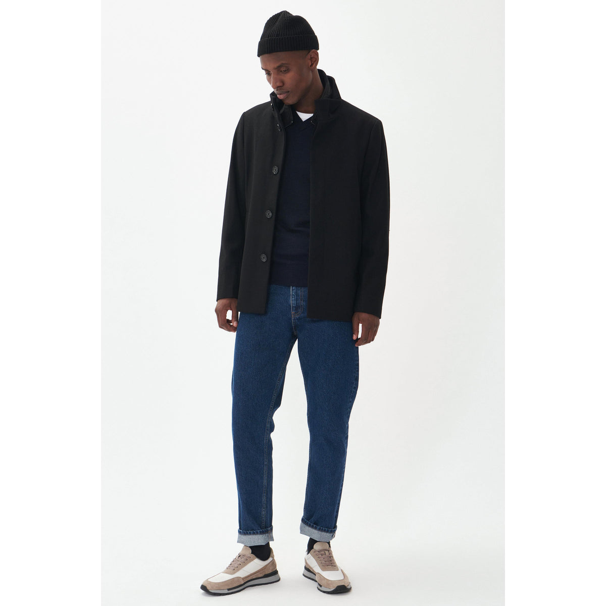 HARVEY SHORT WOOL COAT-MENS WINTER COATS & JACKETS-MATINIQUE-JB Evans Fashions & Footwear