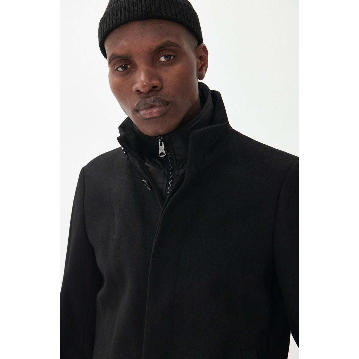 HARVEY SHORT WOOL COAT-MENS WINTER COATS & JACKETS-MATINIQUE-JB Evans Fashions & Footwear