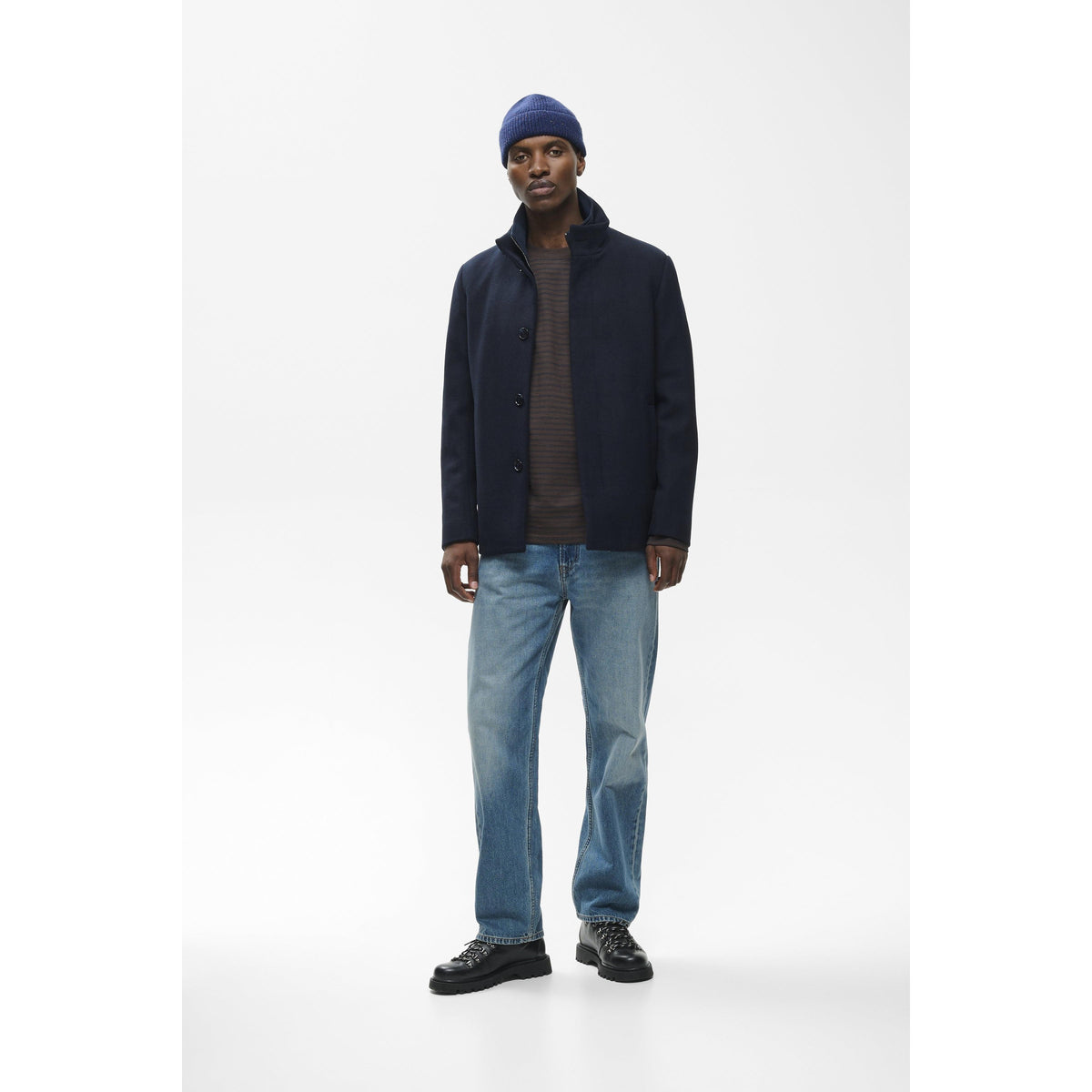 HARVEY SHORT WOOL COAT-MENS WINTER COATS & JACKETS-MATINIQUE-JB Evans Fashions & Footwear