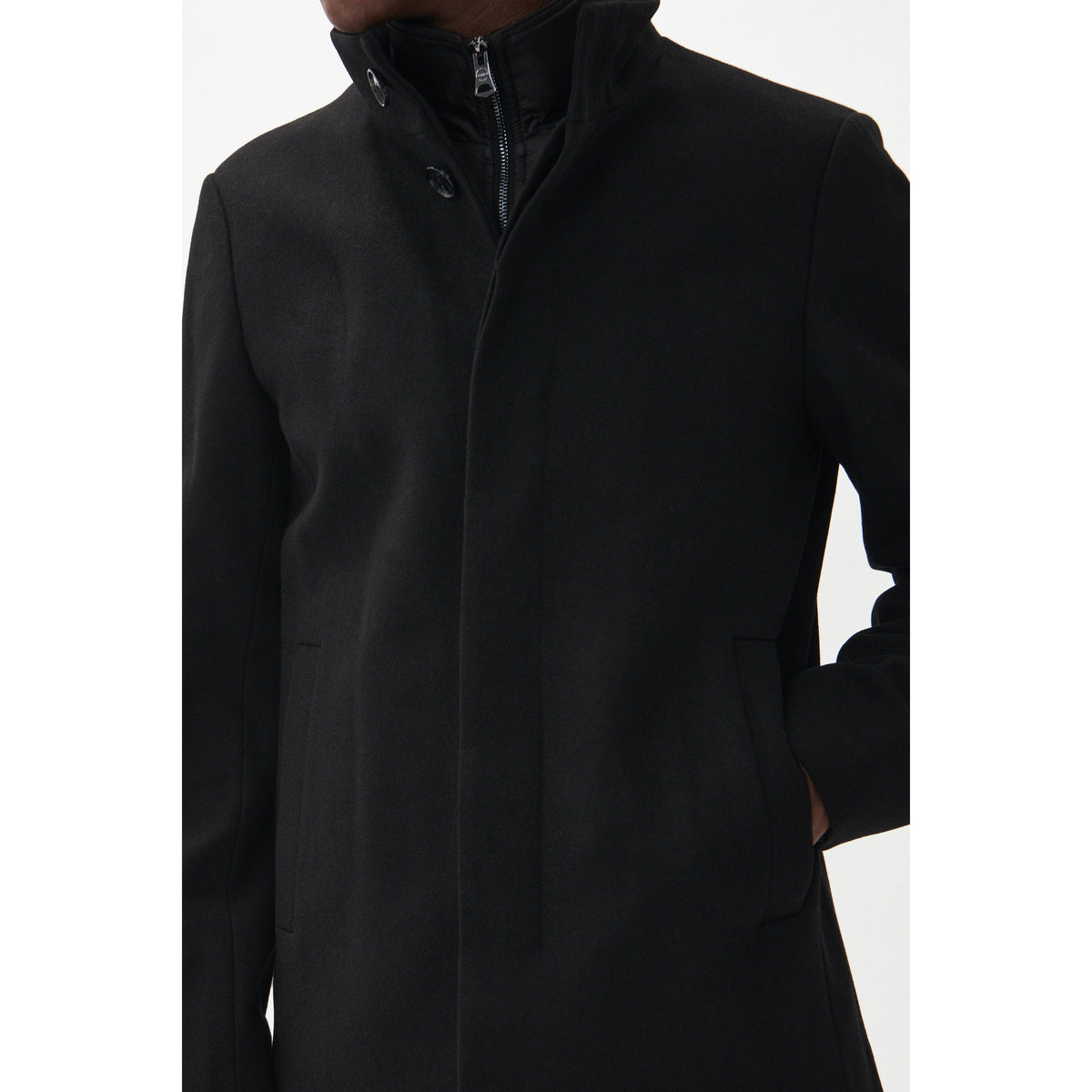 HARVEY SHORT WOOL COAT-MENS WINTER COATS & JACKETS-MATINIQUE-JB Evans Fashions & Footwear