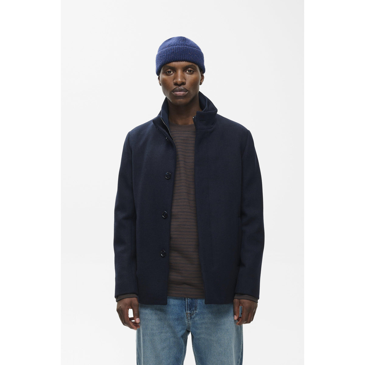 HARVEY SHORT WOOL COAT-MENS WINTER COATS & JACKETS-MATINIQUE-JB Evans Fashions & Footwear