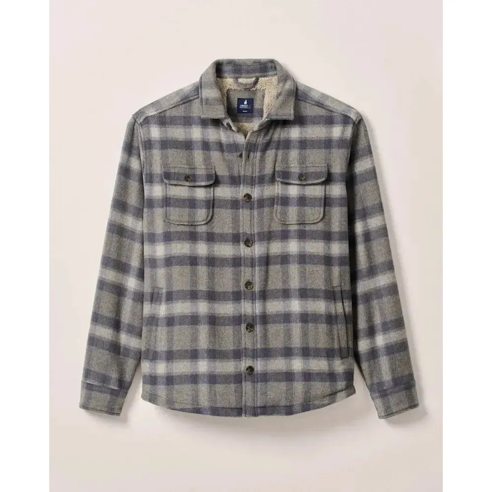 HASSLER PLAID SHACKET-MENS LIGHTWEIGHT COATS & JACKETS-JOHNNIE-O-JB Evans Fashions & Footwear
