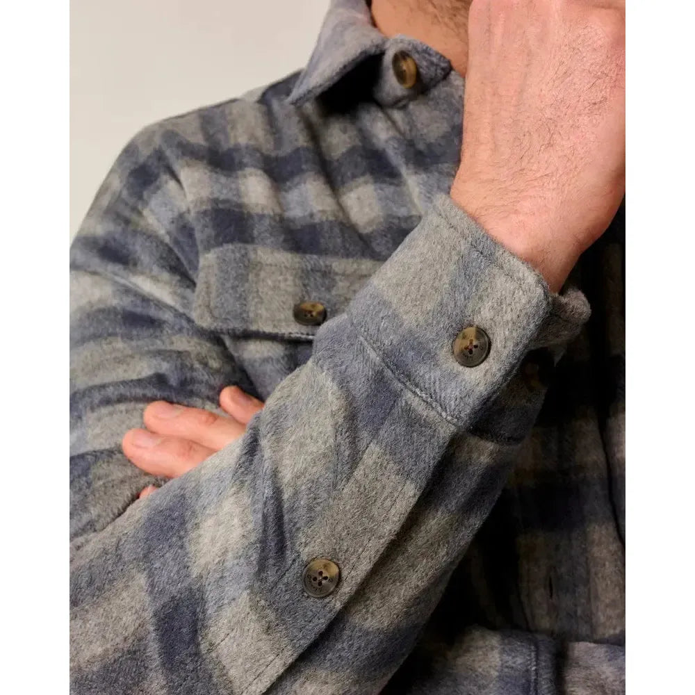 HASSLER PLAID SHACKET-MENS LIGHTWEIGHT COATS & JACKETS-JOHNNIE-O-JB Evans Fashions & Footwear