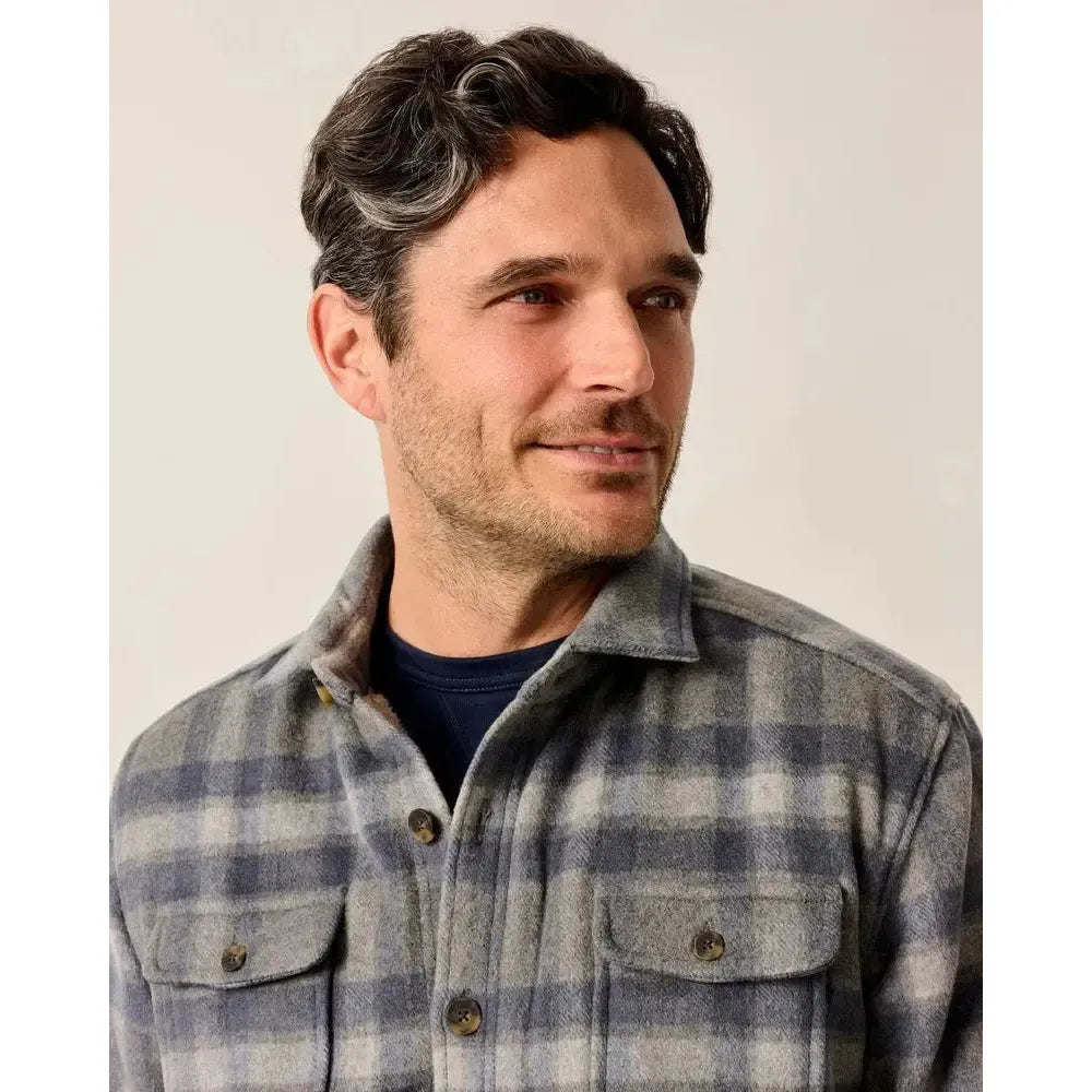 HASSLER PLAID SHACKET-MENS LIGHTWEIGHT COATS & JACKETS-JOHNNIE-O-JB Evans Fashions & Footwear