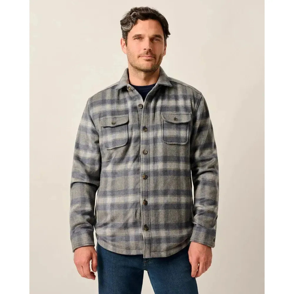 HASSLER PLAID SHACKET-MENS LIGHTWEIGHT COATS & JACKETS-JOHNNIE-O-JB Evans Fashions & Footwear