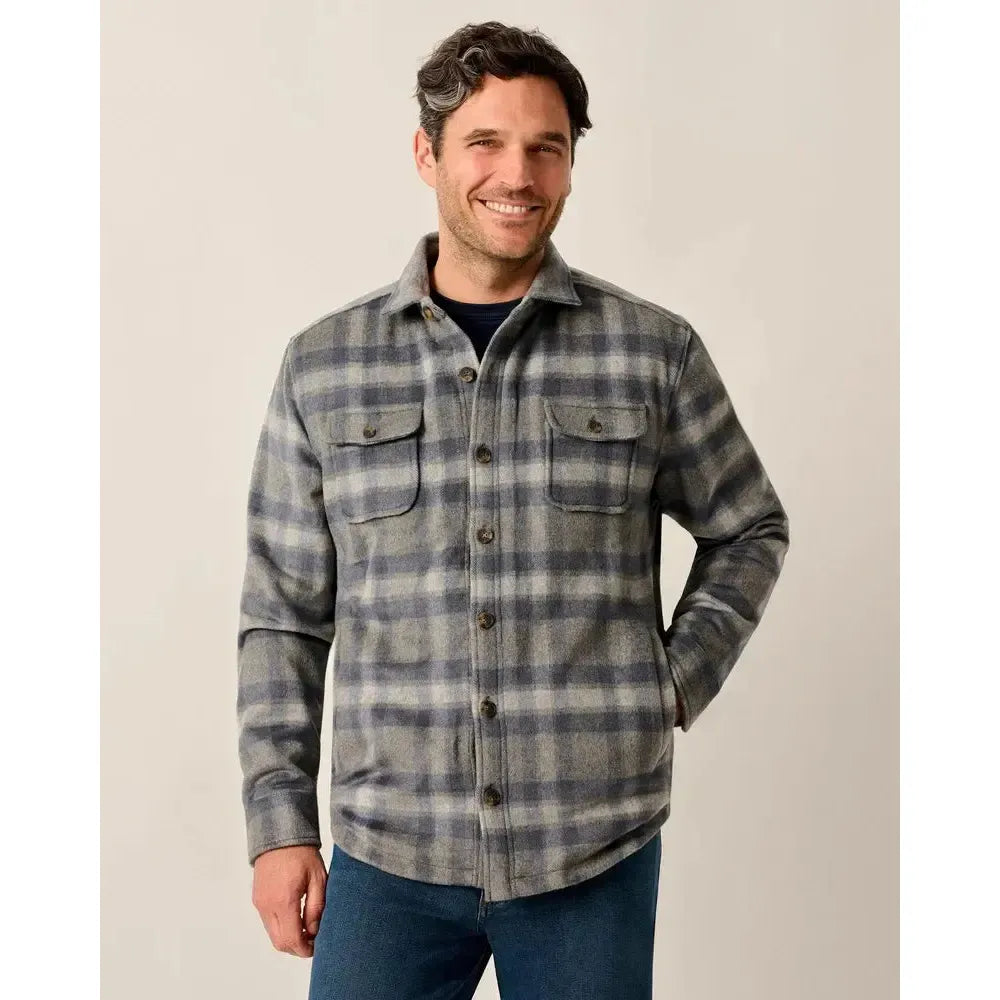 HASSLER PLAID SHACKET-MENS LIGHTWEIGHT COATS & JACKETS-JOHNNIE-O-JB Evans Fashions & Footwear