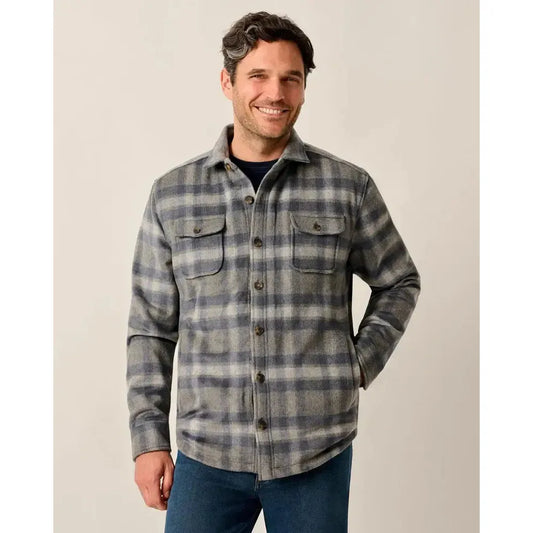 HASSLER PLAID SHACKET-MENS LIGHTWEIGHT COATS & JACKETS-JOHNNIE-O-JB Evans Fashions & Footwear