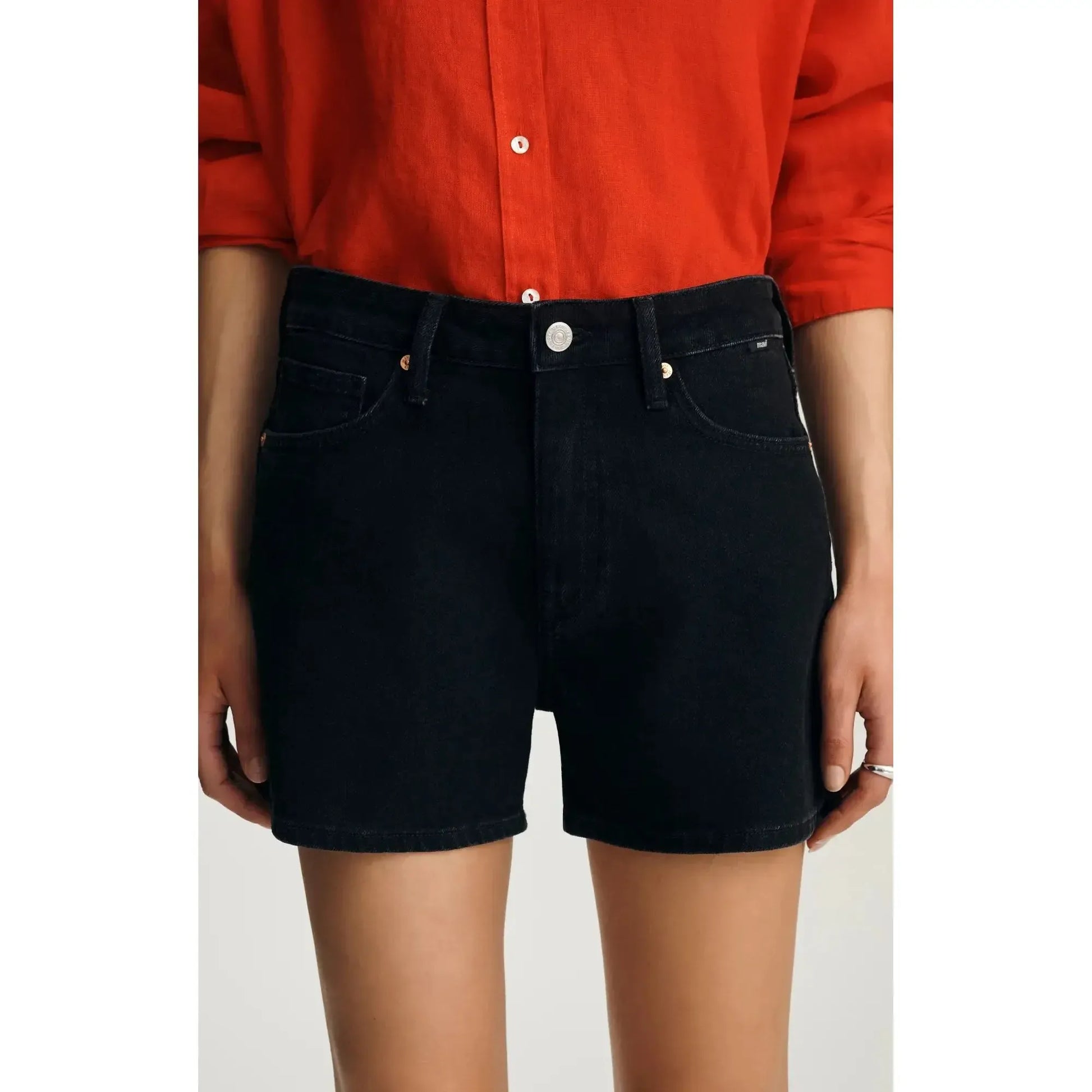 HEIDI BLACK CLASSIC BLUE-LADIES SHORTS-MAVI-JB Evans Fashions & Footwear