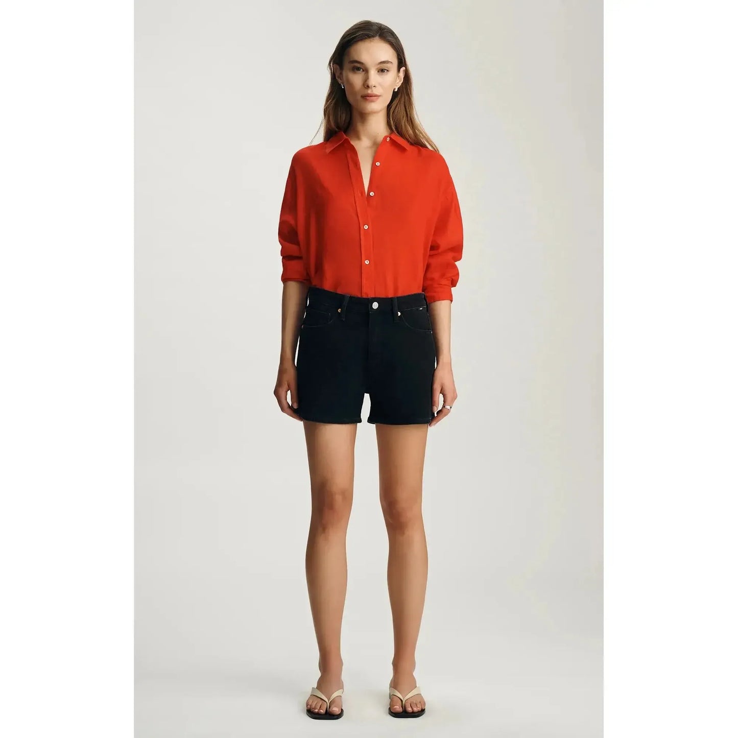 HEIDI BLACK CLASSIC BLUE-LADIES SHORTS-MAVI-JB Evans Fashions & Footwear