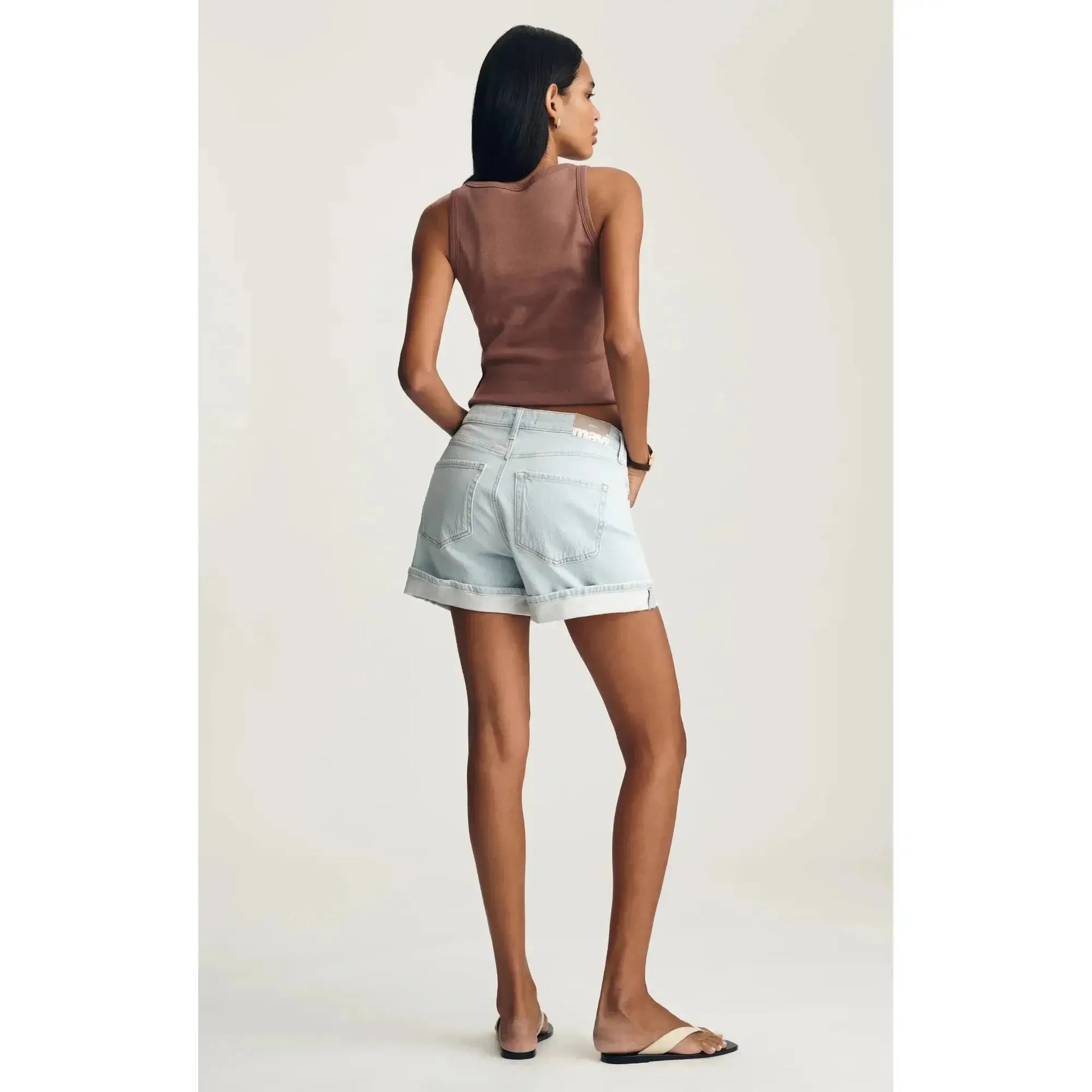 HEIDI CUFFED BLEACH CLASSIC BLUE-LADIES SHORTS-MAVI-JB Evans Fashions & Footwear