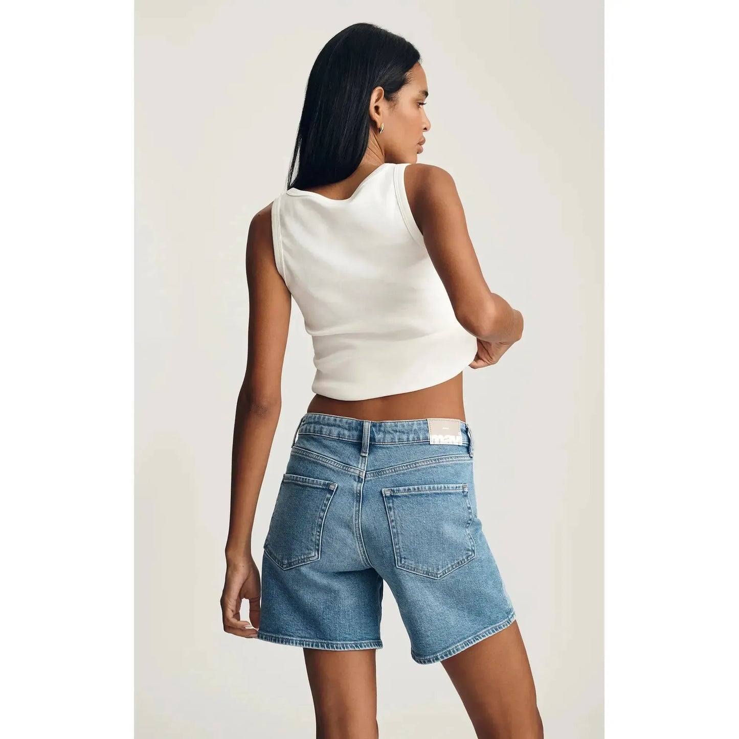 HEIDI LONG LT BRUSHED CLASSIC BLUE-LADIES SHORTS-MAVI-JB Evans Fashions & Footwear