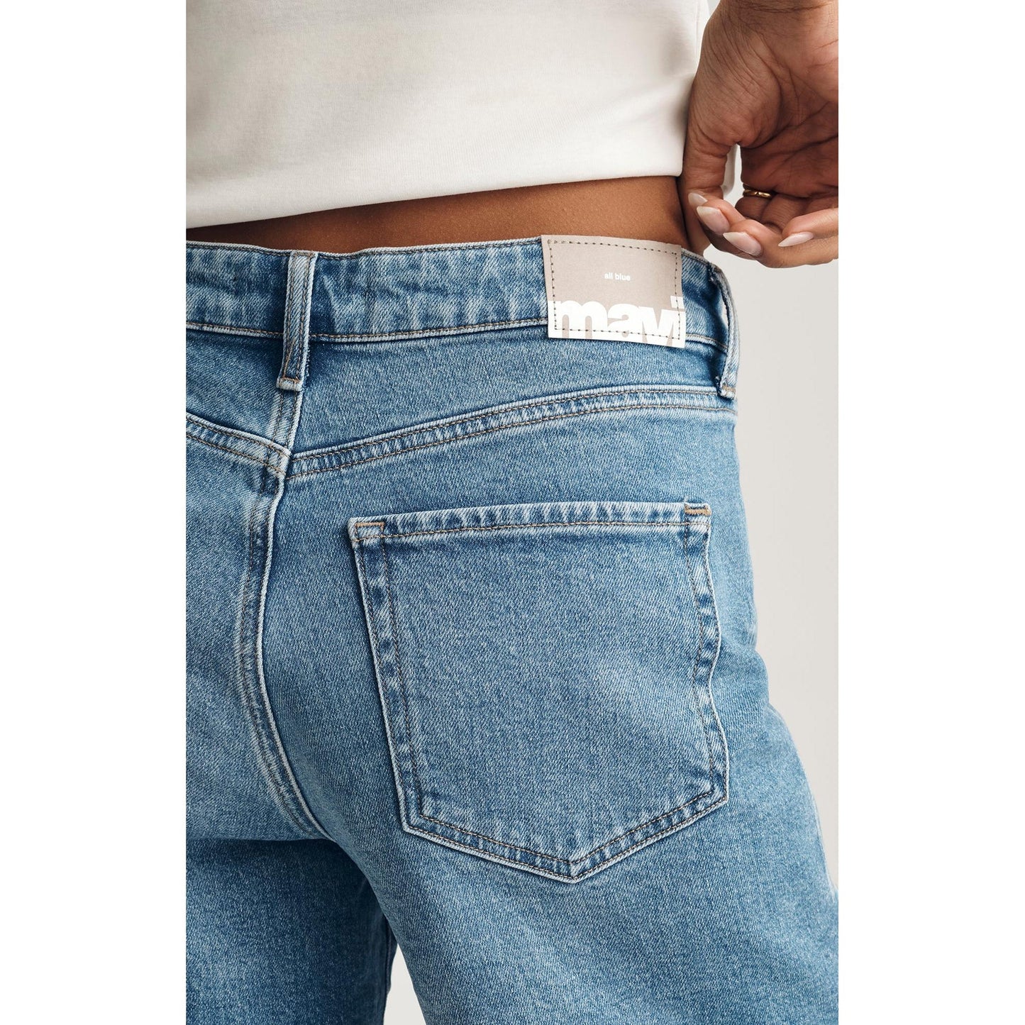 HEIDI LONG LT BRUSHED CLASSIC BLUE-LADIES SHORTS-MAVI-JB Evans Fashions & Footwear