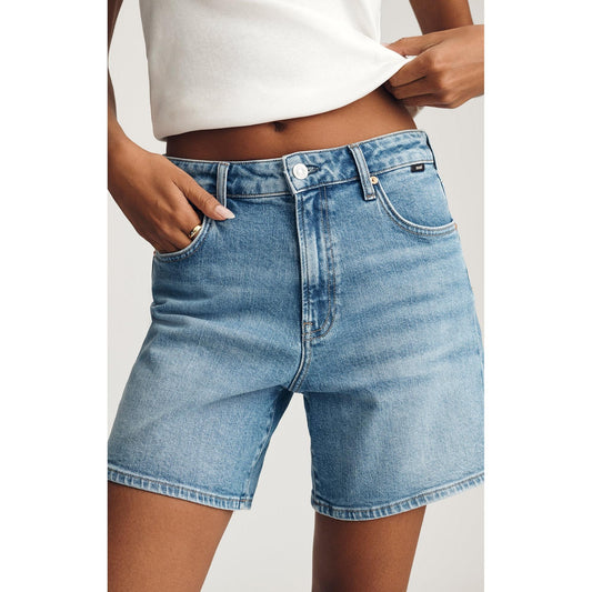 HEIDI LONG LT BRUSHED CLASSIC BLUE-LADIES SHORTS-MAVI-JB Evans Fashions & Footwear