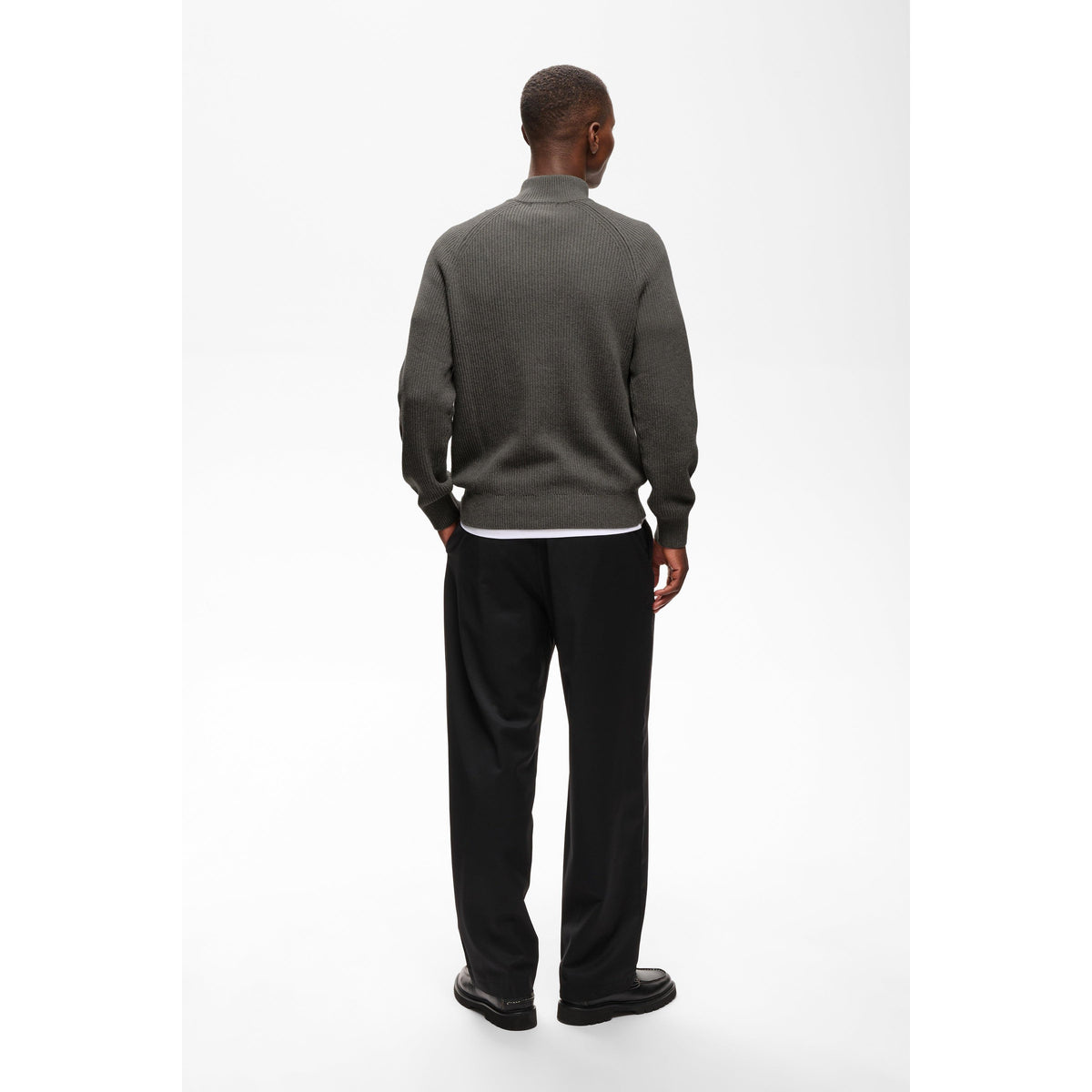 HELLSON 1/4 ZIP-MENS SWEATERS & KNITS-MATINIQUE-JB Evans Fashions & Footwear