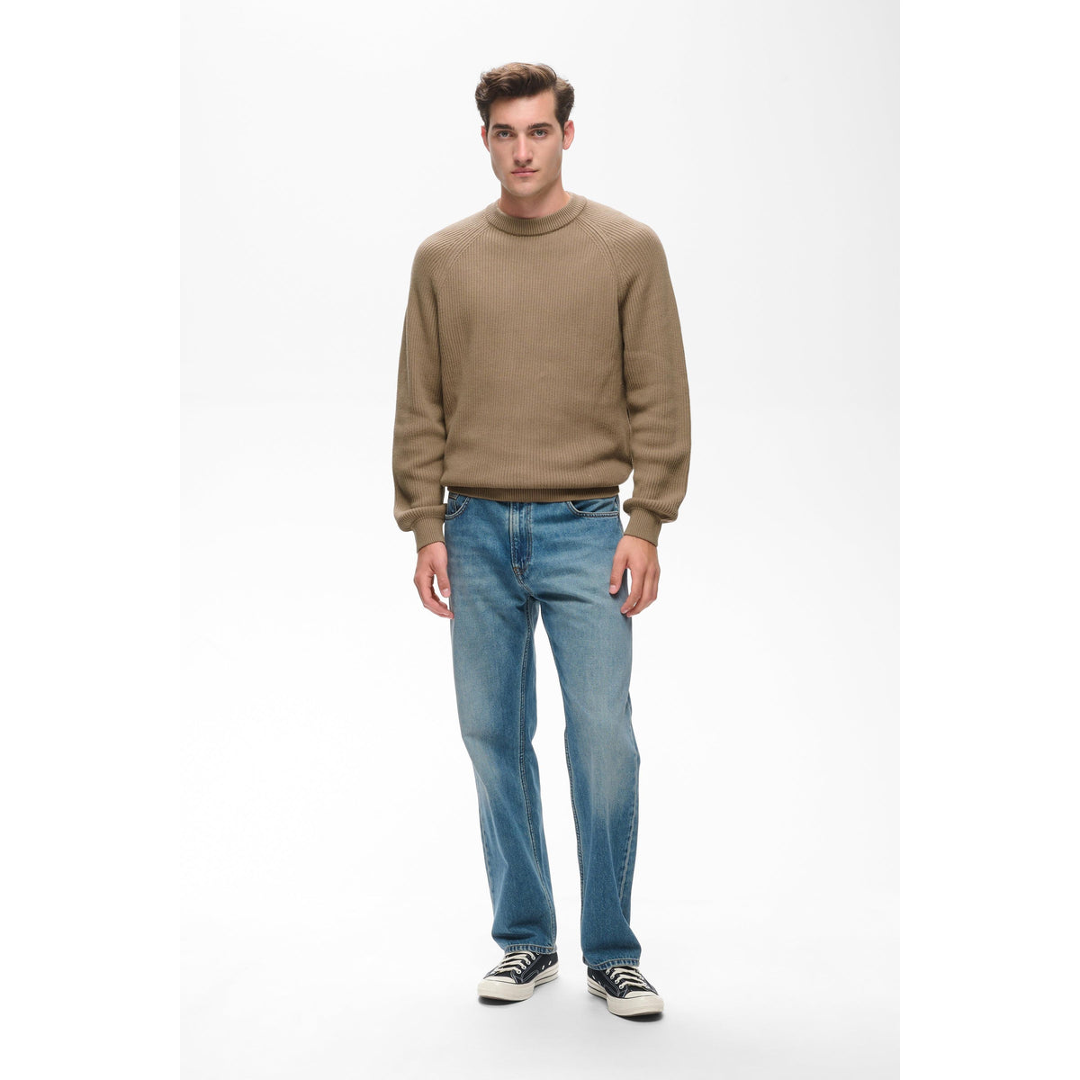 HELLSON RIBBED KNIT-MENS SWEATERS & KNITS-MATINIQUE-JB Evans Fashions & Footwear