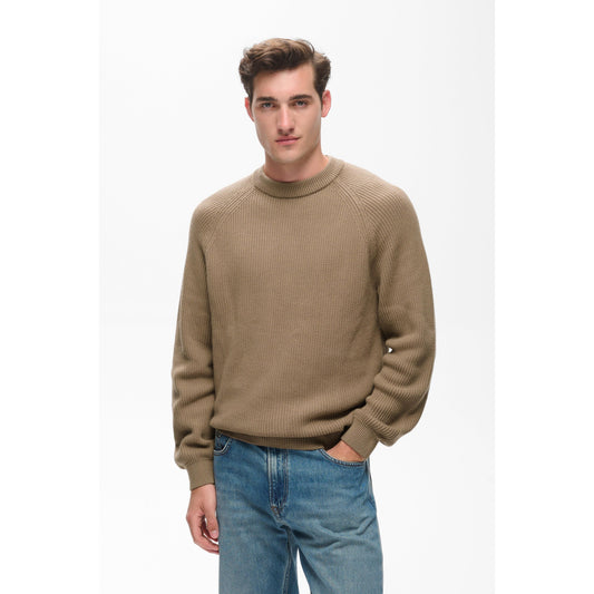 HELLSON RIBBED KNIT-MENS SWEATERS & KNITS-MATINIQUE-JB Evans Fashions & Footwear