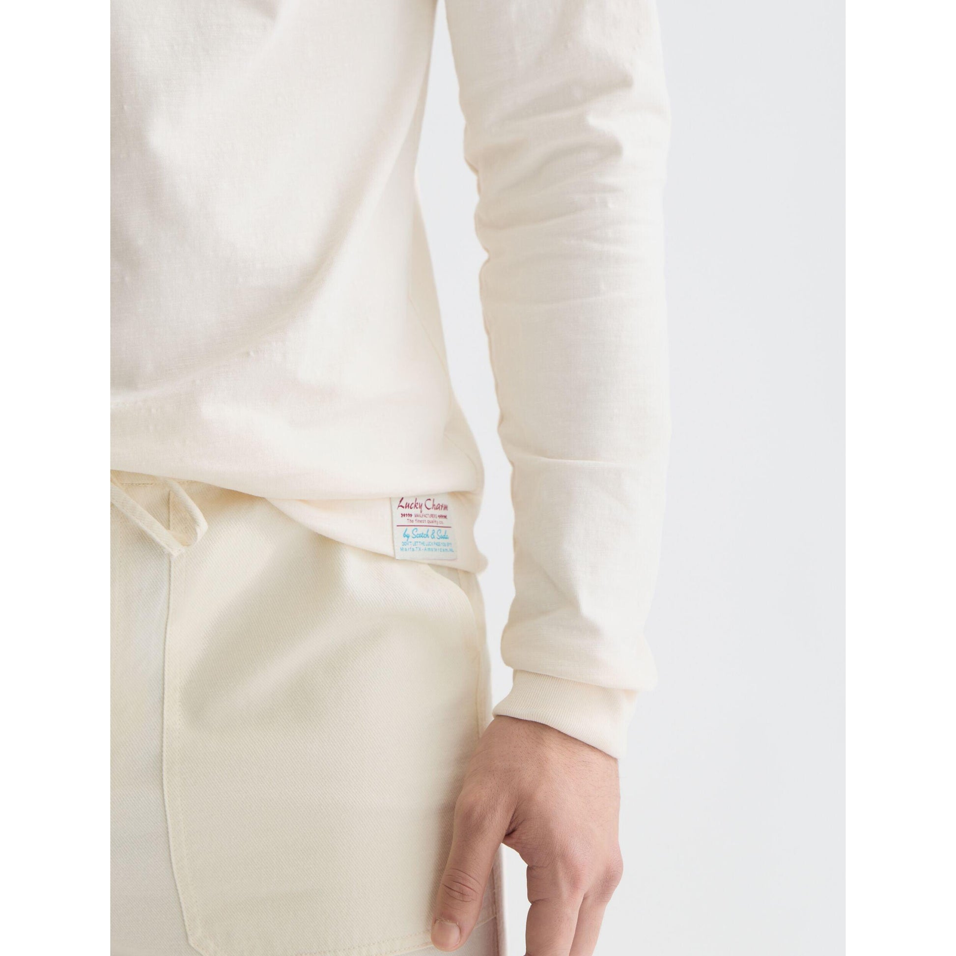 HENLEY SLUB YARN REGULAR FIT LONG SLEEVE-MENS SWEATERS & KNITS-SCOTCH & SODA-JB Evans Fashions & Footwear