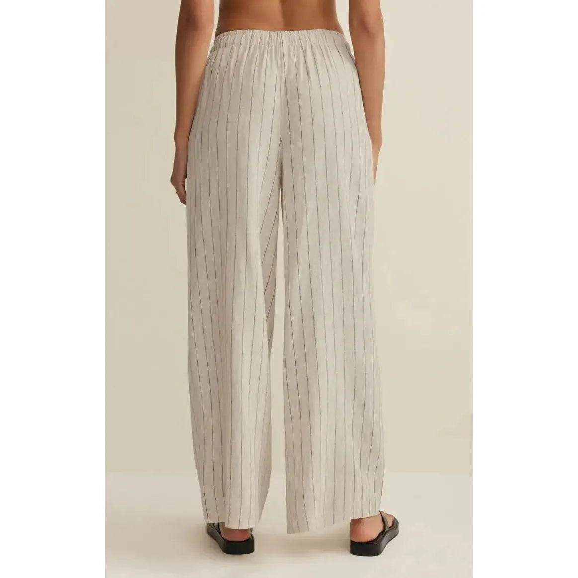 HENRI STRIPED WIDE LEG PANT-LADIES PANTS-Z SUPPLY-JB Evans Fashions & Footwear