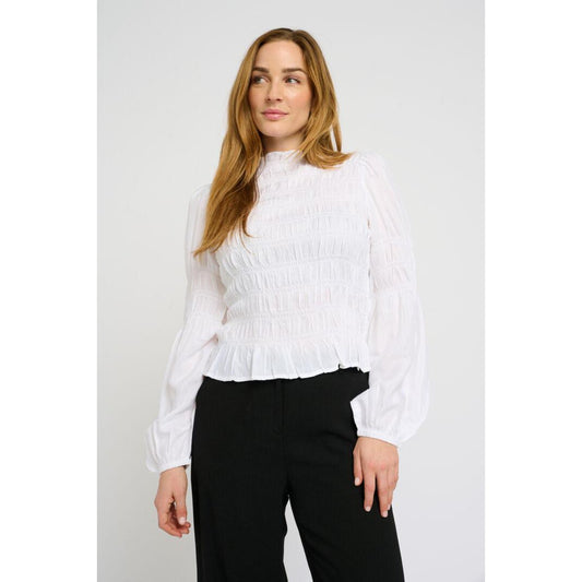 HENVA BLOUSE-LADIES TOPS-CREAM-JB Evans Fashions & Footwear